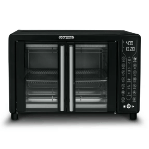 Gourmia Digital French Door Air Fryer Toaster Oven, Black